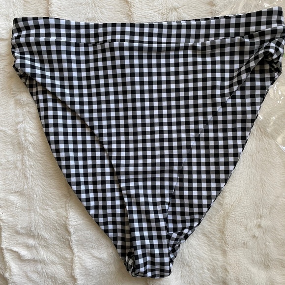 NWOT - Prairie Swim Black/White Gingham Bikini - Size Medium - Picture 7 of 8